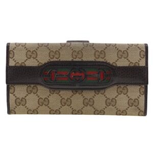 Gucci Double Sided Long Wallet GG Canvas